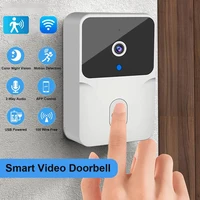 2026 Wireless Smart Video Doorbell, 2.4G WiFi Home Security Camera, 2-way Audio, Night Vision, Battery, Secure Home Monitoring 2