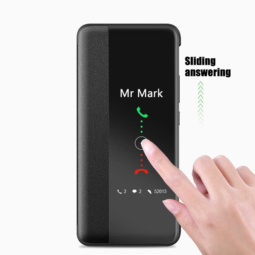 

Smart View Case For Huawei P40 Pro Auto Sleep Wake Up Flip Cover Slim Hard Phone Case For Huawei P40 P40Pro P40+ Fundas Capa