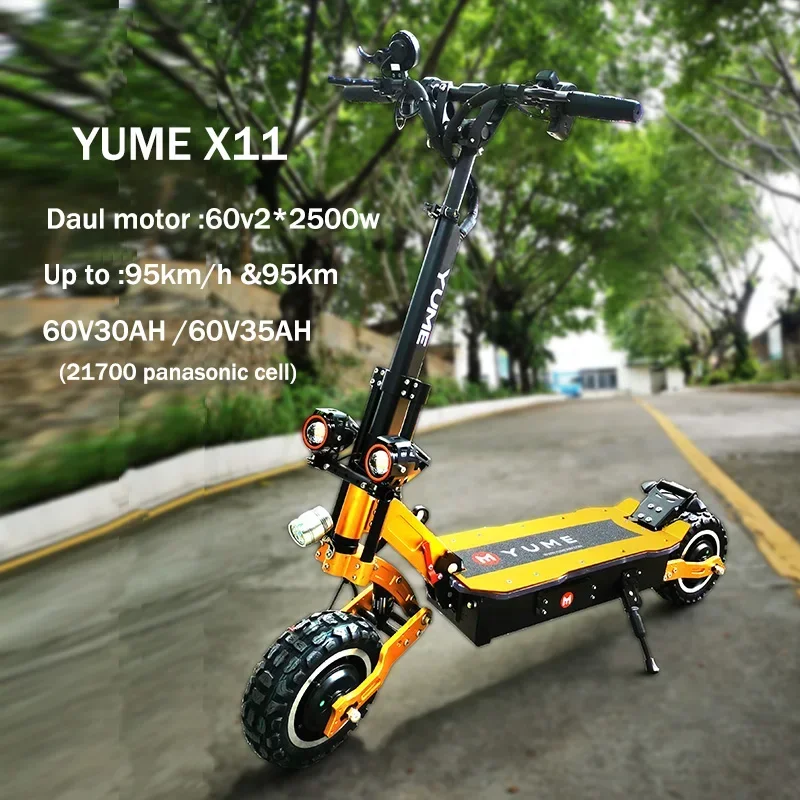 2024EUYUMEX11PowerfulMotor6000W60v30AHOff-roadTyresFoldingAdultElectricScooterDualDriveLCDMeterSteeringDamper-AliExpress18