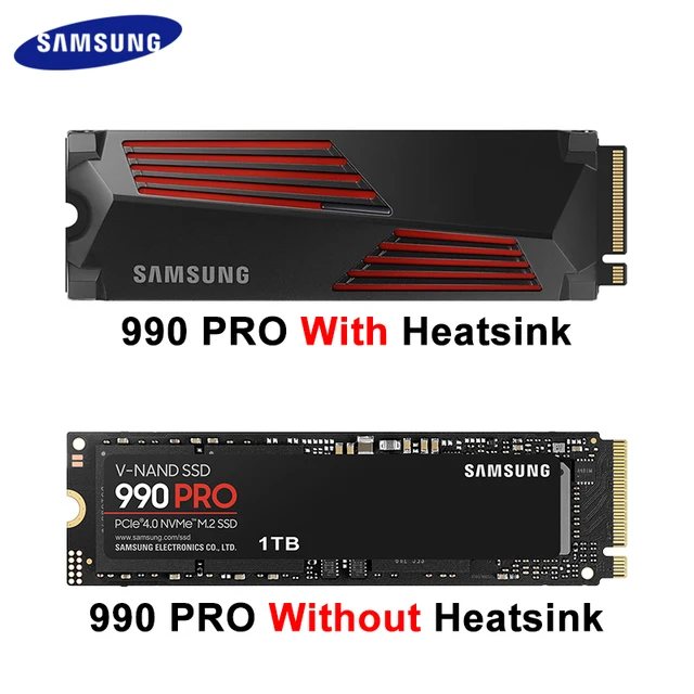 Samsung 990 Pro With Heatsink Ssd 1tb 2tb Pcie 4.0x4 M.2 Internal Solid  State Hard Drive, Heat Control, Compatible With Ps5 - Solid State Drives -  AliExpress