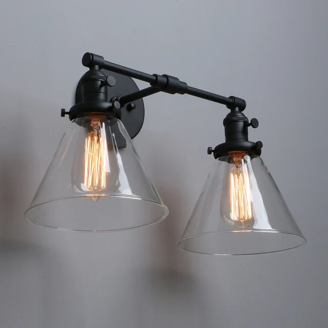 PERMO Double Sconce Vintage Industrial Antique 2 Lights Wall Sco 並行輸入品 PERMO Double Sconce Vintage Antique 2 Lights Vantiy Light Brass