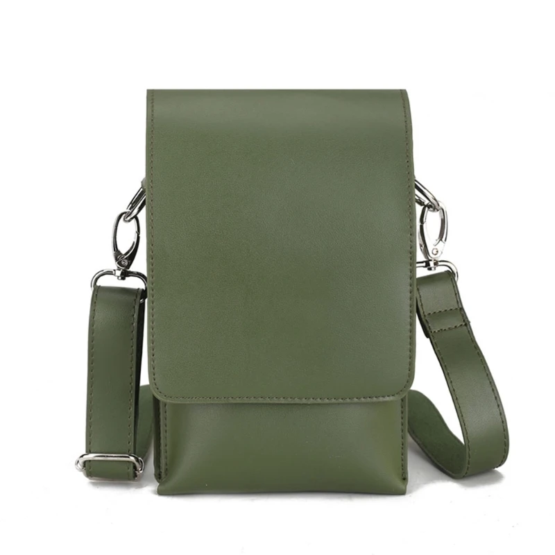 Professional Barber Shop Scissors Bag with Shoulder Strap Portable Faux Leather Hair Comb Holder for Case Waist Pa