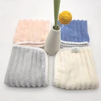 Hand Towels New Tiny Candy Striped Handkerchief Towel Super Soft and Absorbent Household All Seasons Universal 4