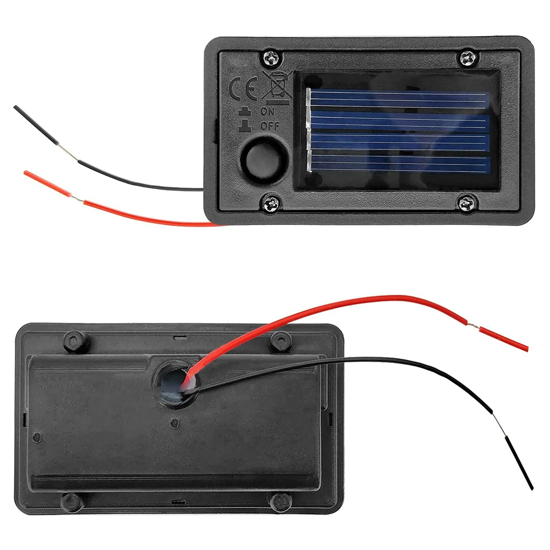 2Pcs Battery Box, Solar Lantern Light Replacement Parts Top for Outdoor Hanging Lanterns Container Home Solar Lamp solar lantern parts