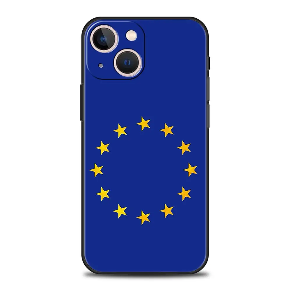 European Flag Soft TPU Phone Case - Elegant Back Cover Design