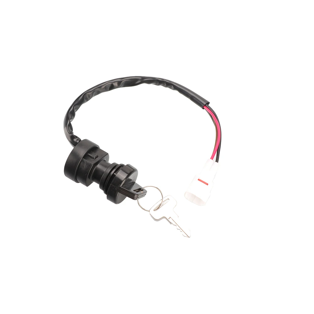 Motorrad 4-poliger Universal-Starter-Zündschalter, elektrischer Türschlossschlüssel, geeignet für Yamaha Kodiak Grizzly YFM 400 450 – Detail 10