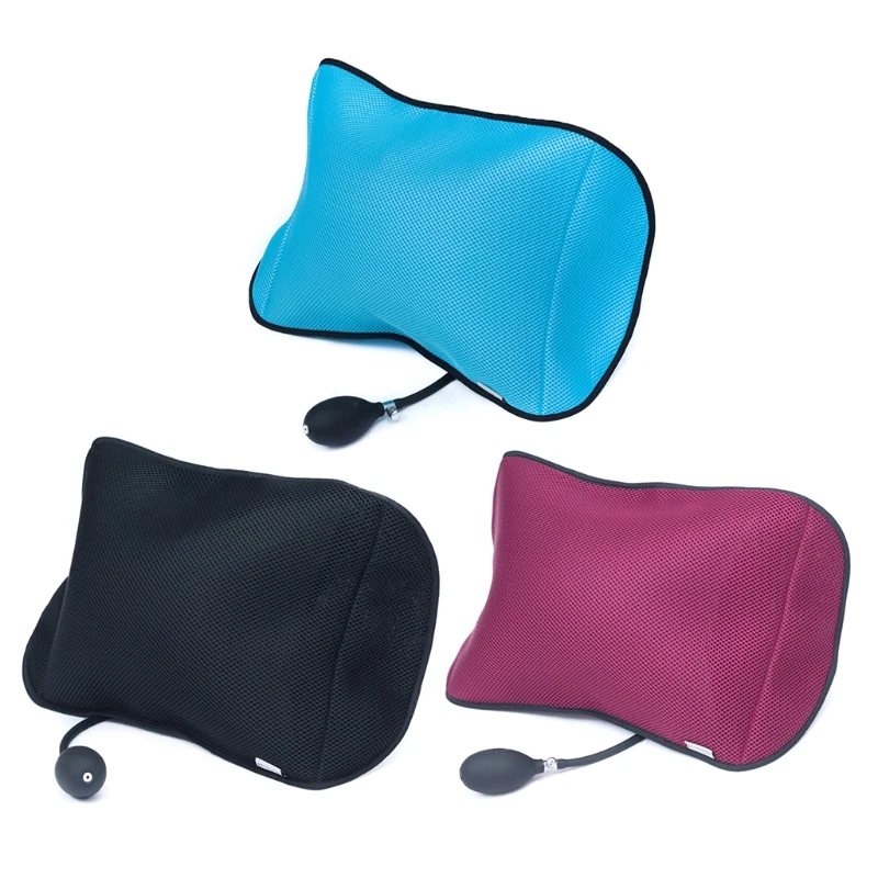 

Back Support Cushion with Inflatable Air Bag Adjustable Lumbar Support Pillow New Dropship