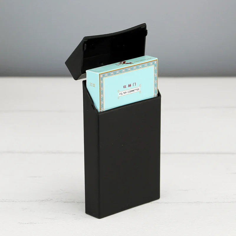 Plastic Cigarette Case Box Multi-Color Portable Thin Cigar Storage Case Pocket Smoking Holder Anti-Collision Storage Container