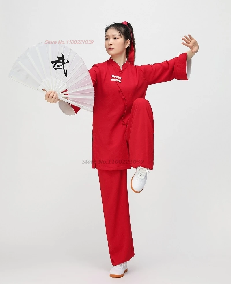 2024-cinese-kung-fu-tai-chi-performance-clothes-top-pants-set-arti-marziali-tai-chi-cotone-lino-training-team-performance-set