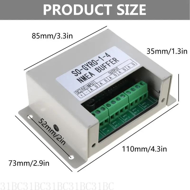 31BC High Efficiency Distribution Marine er Small Marine Serial Isolator er Simple Installaton for NMEA0183