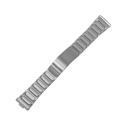Premium Titanium Luxury Metal Adjustable Watch Band Bracelet - Huawei Fit4 (Silver)