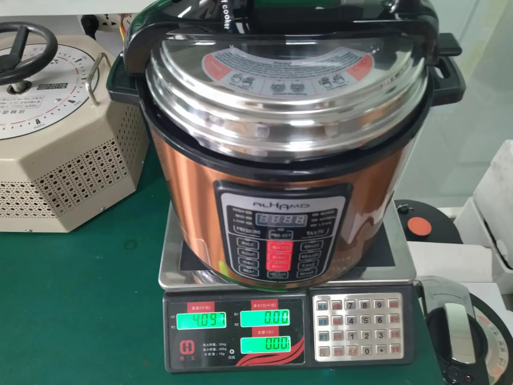 Okicook Itop Quality Olla Electrica Pressure Cooker With a Aluminium Inner Pot 6l New Electric Pressure Cooker Color Shell