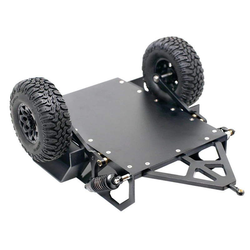 

1/10 Remote Control Model Climbing Car Modification Simulation Cnc Trailer D90 Scx10 Trx4 Metal Small Trailer Bucket