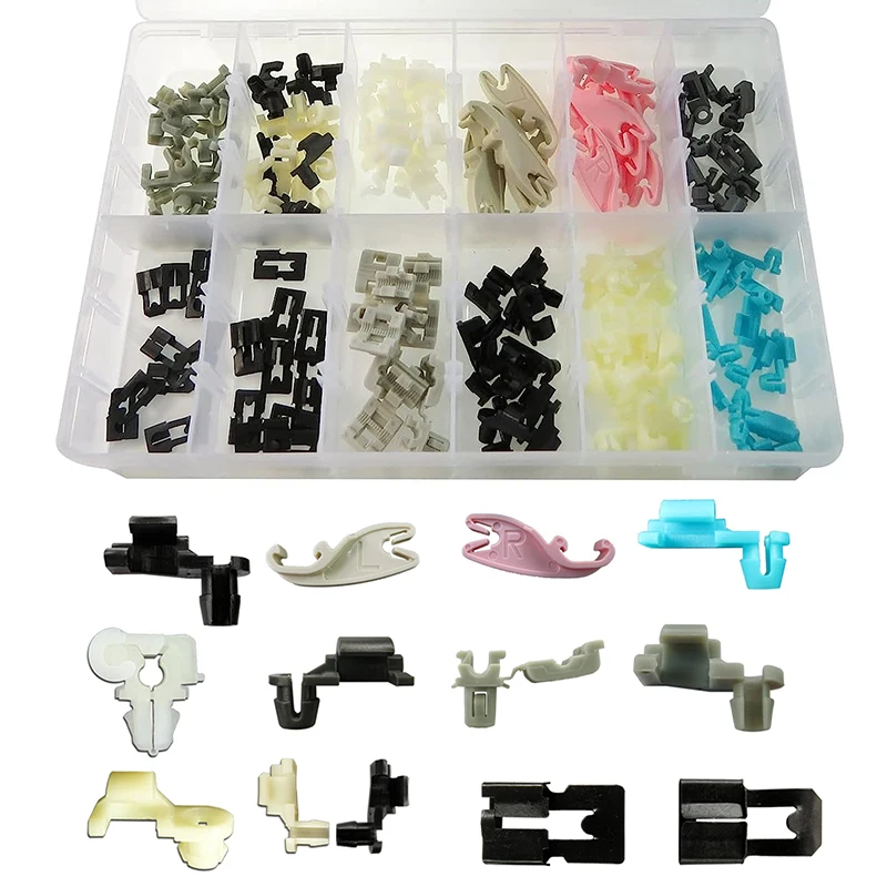 

128 шт., набор зажимов для дверного замка, для GM Ford Chrysler