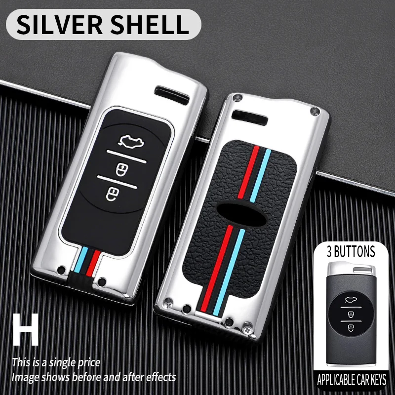Premium Zinc Alloy Car Remote Key Case Cover