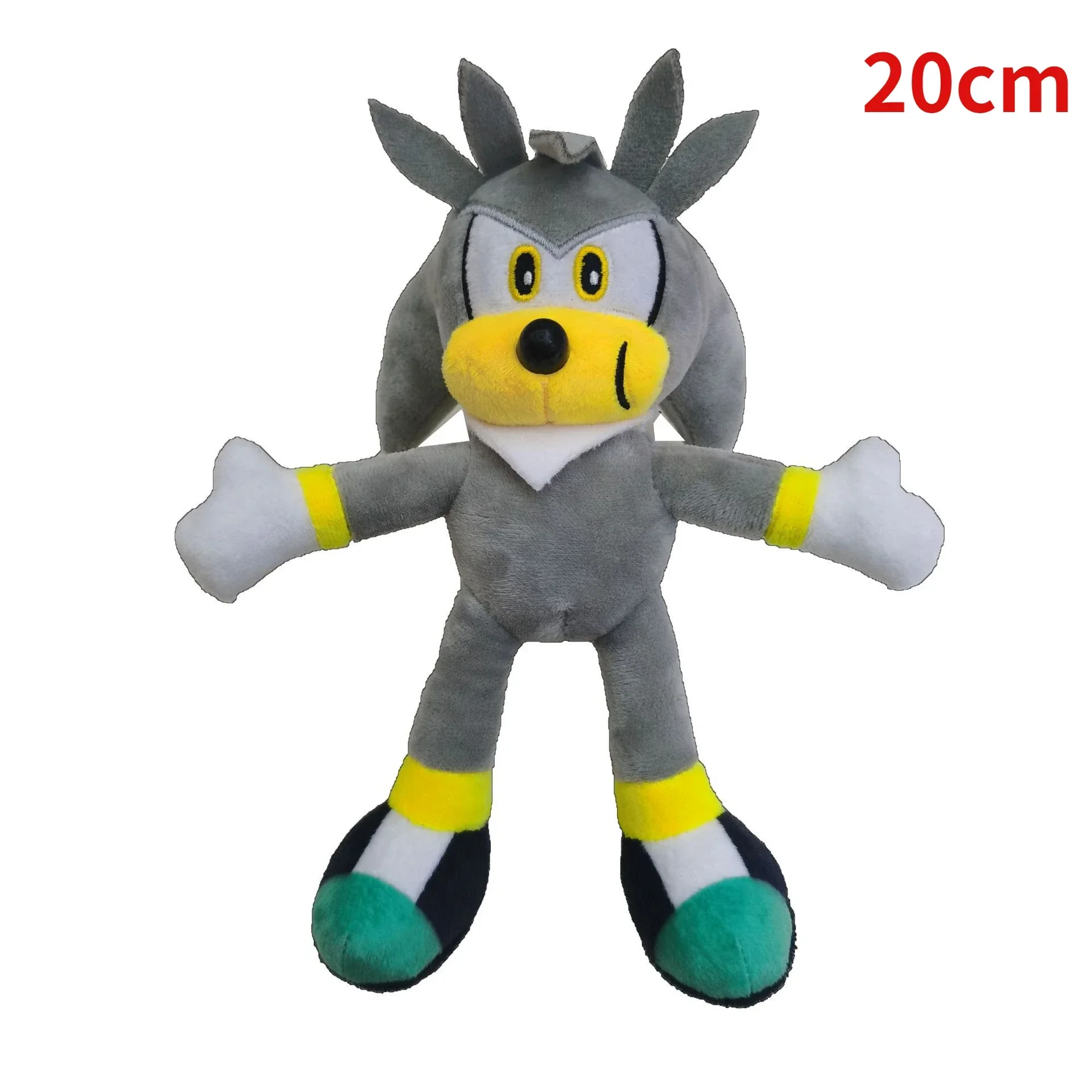 Sonic Plush Keychain - Soft Stuffed Hedgehog Pendant for Home Decoration and Gifts