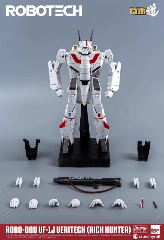 In Stock Threezero Macross Robotech VF-1J VF1J Rick Hunter VF-1S