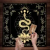 Own Your Power Altar Cloth Moon Phase Snake Tarot Cloth Spread Tarot Reading ClothWitch Wiccan Home Decor Party Gift 1