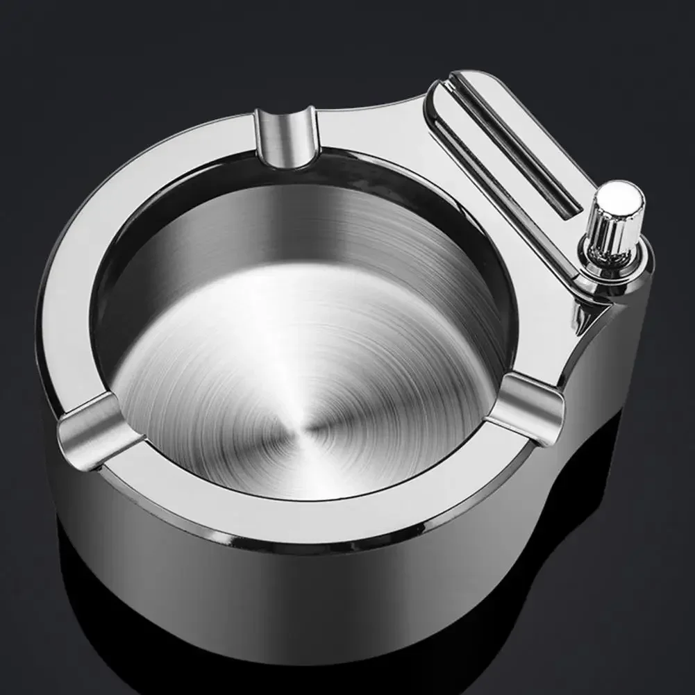 Description Picture 3 of itemRetro Cigarette Ashtray Cigar Ashtray Million Matches Lighter Car Home Men's Smoke-free Storage Rack Decoration Crafts