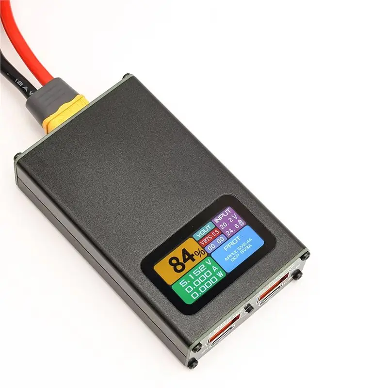 ABWZ-리튬 배터리 충전 방전 시스템 PD3.1 디지털 100W 2S-6S 벅-부스트 고속 3S 4S Lifepo4 호환