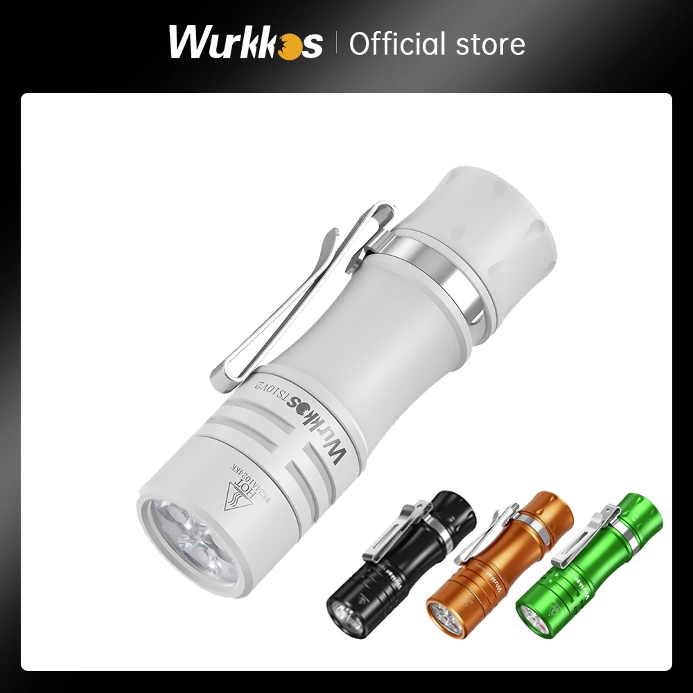 Wurkkos TS10 SG RGB Flashlight - 1650 Lumens EDC Light With Anduril 2.0 UI