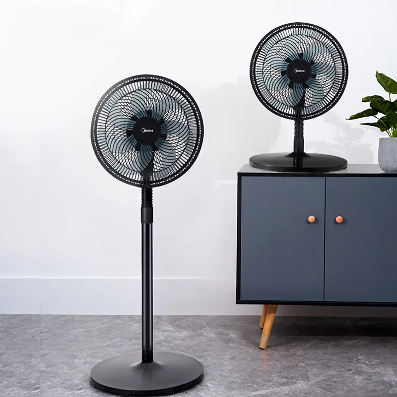 Midea Fan Floor Table Dual Use 7 Blade Electric Fan Soft Wind Home Floor Standing  Fan Energy Saving Shaking Head Air Cooler - AliExpress