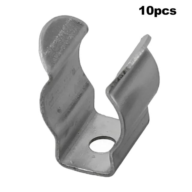 10pcs Spring Terry Clips Manganese Steel Narrow Base Tool 6mm-32mm Heavy Duty Tool Storage Hangers Cabinets Hardware 2