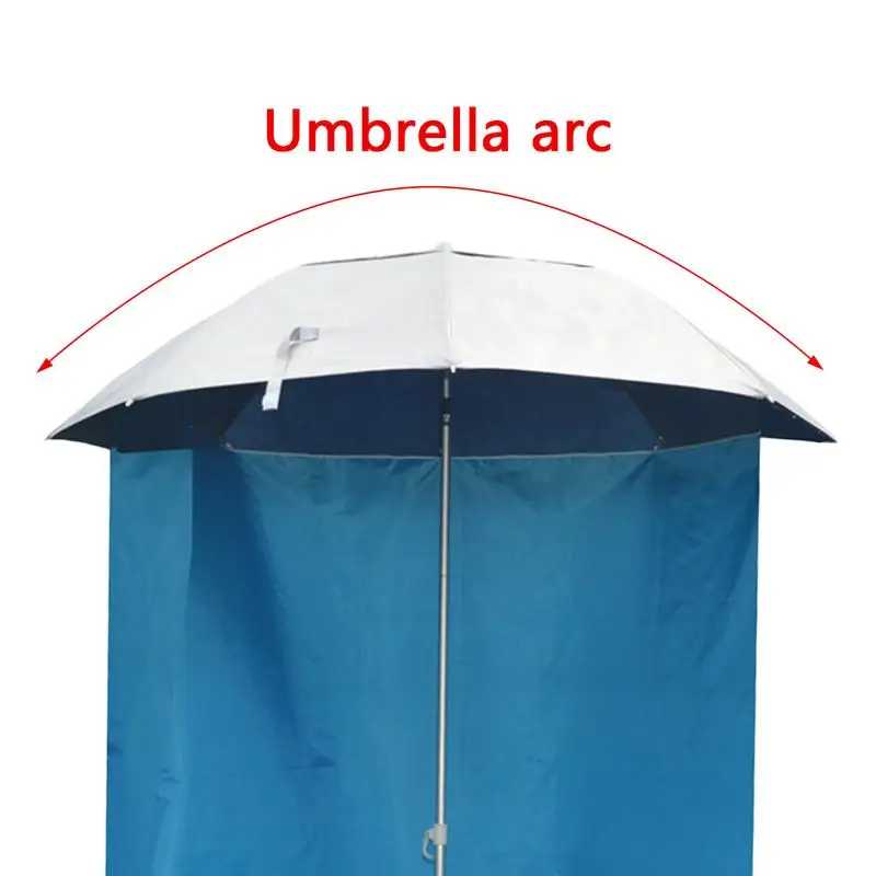 Surround Cloth for Fishing Umbrella Pool Umbrella Surround Tent Half Circumference Design Waterproof Cloth for Sun