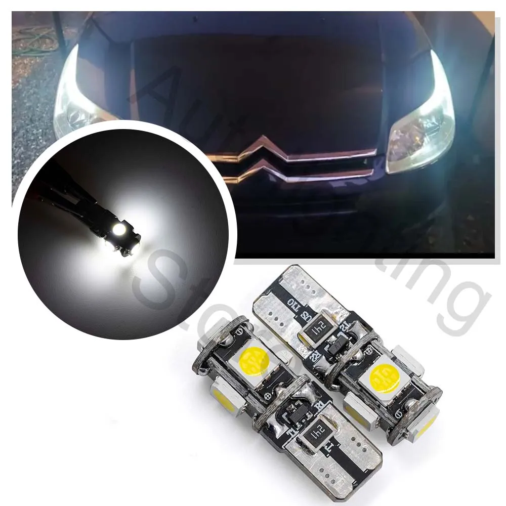 2xT10168W5WLEDClearanceheadlightbulbcanbusForCitroenBerlingo