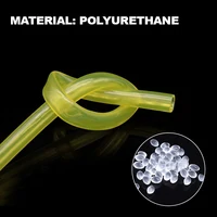 สายยางน้ำมันเชื้อเพลิงสีเหลือง โพลียูรีเทน สำหรับรถจักรยานยนต์ รถยนต์ ทนน้ำมัน ท่ออ่อน ขนาดเส้นผ่านศูนย์กลาง 2 มม. 3 มม. 4 มม. 5 มม. 6 มม. 7 มม. 2