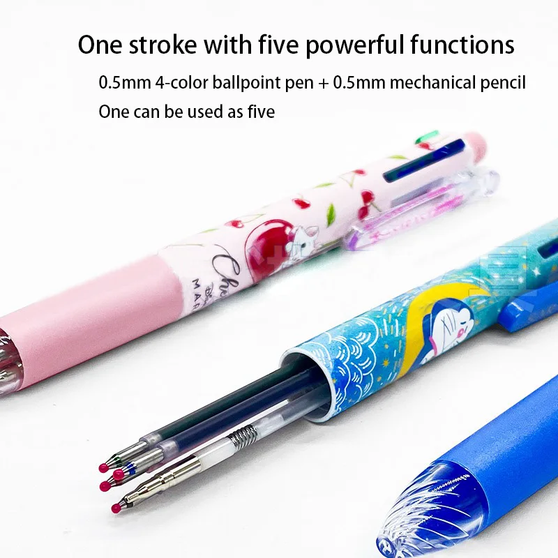 Limited Zebra Multifunctional Ballpoint Pen B4SA1 Tropical Plant Press Type  Oil Pen Multicolor All-in-One Student Stationery - AliExpress