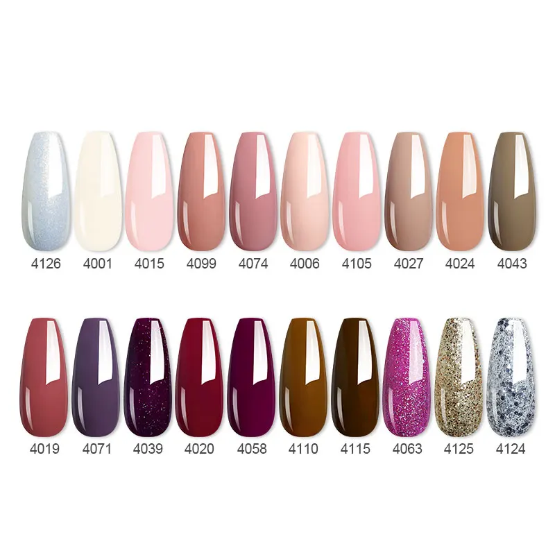 Parkson 10/20PCS Nail Gel Polish 8ml Pure Color Varnish Soak Off Nail Gel Kit UV LED Vernis Semi Permanent Lakiery For Maincure 4