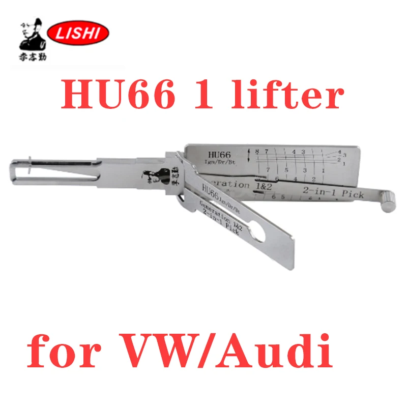2026 NEU Lishi 2-in-1 für VW/Audi HU66 (Einzelheber) SCHLOSSERWERKZEUG
