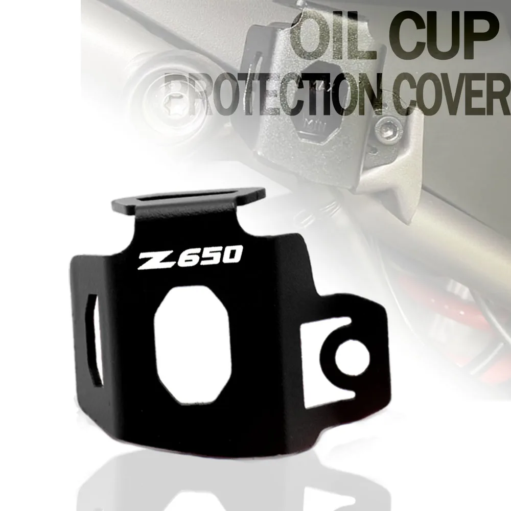 

FOR Kawasaki Z650 2018-2021 CNC aluminum Motorcycle Accessories Rear Brake Fluid Reservoir Guard Cover Protector