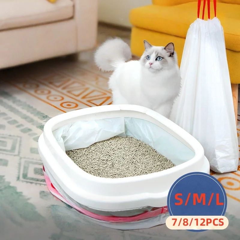 스마트 고양이 쓰레기 상자 전용 쓰레기 봉투 모든 유형 고양이 화장실 액세서리 쓰레기 봉투 휴대용 탈취 가정용 제품