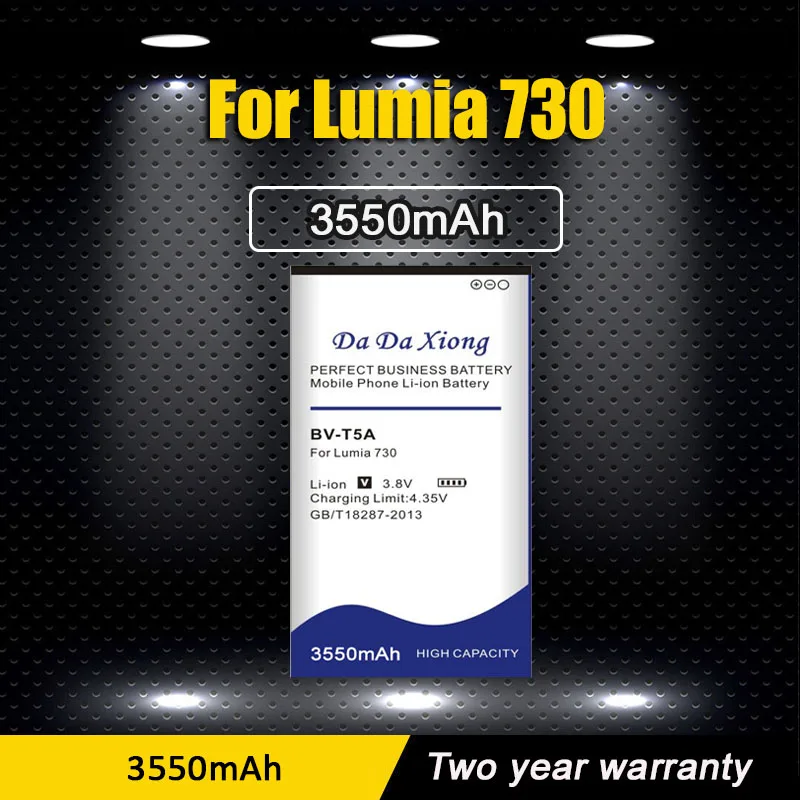 Modello [Bv-T5A] Batteria Di Ricambio Per Nokia Lumia 730 735 738, Telefono Superman Rm 1038 1040