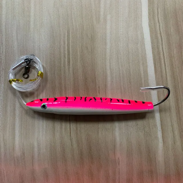 Esca Pesca Al Traino Spina Di Cedro Non Truccata, 8 Esche Da Pesca Naturali Per Tonno E Mahi-mahi, Nuovo Tiki Maori