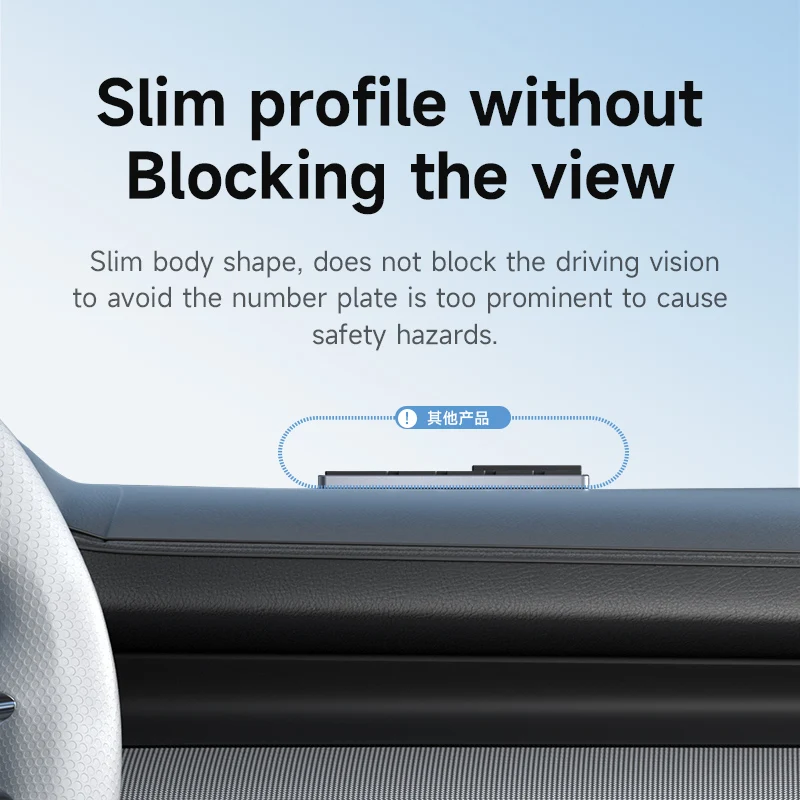 Hagibis Car Temporary Parking Phone Number Plate Parking License Aluminum Creative Parking Telephone Number Card Accessories