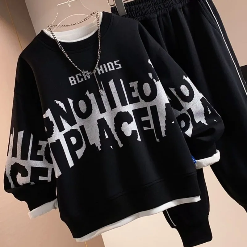 Sweatshirt Set Autumn Winter Wear 2025 Kids Clothes Junior Boys