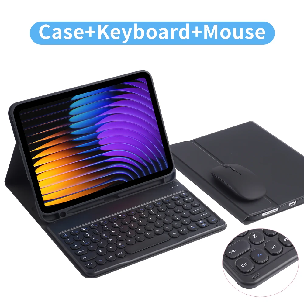 Premium Keyboard Tablet Case with Versatile Fit and Protective Cover