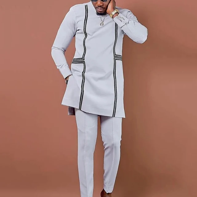 Deji Long Sleeve Dashiki Outfit