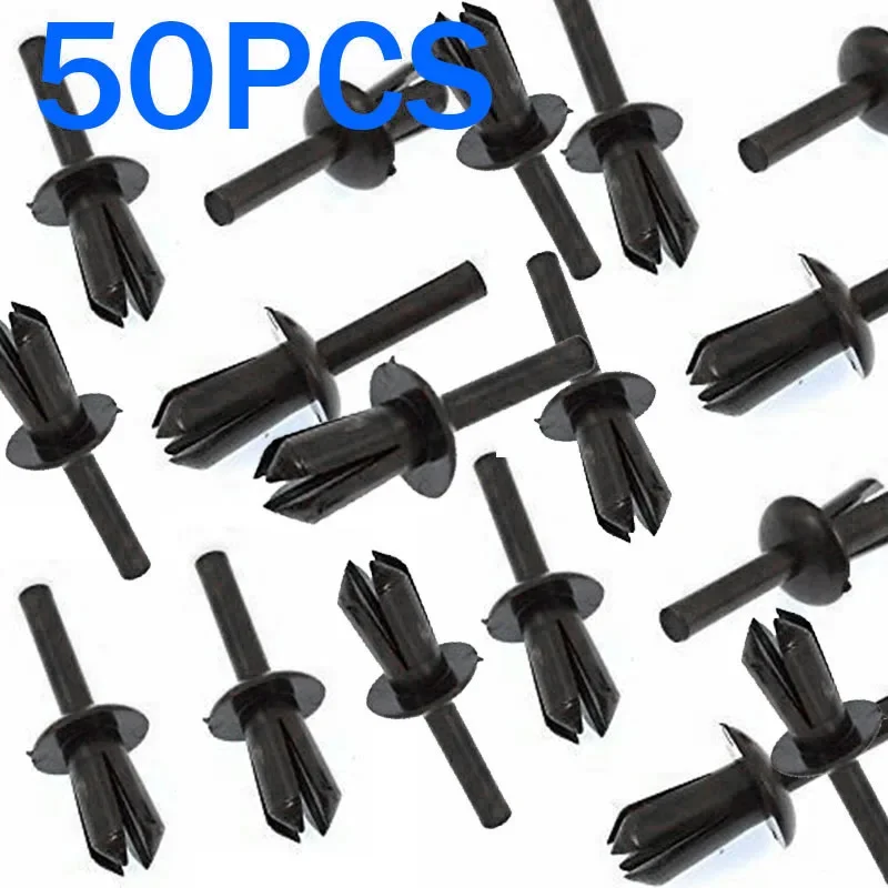 50Pcs Fender Liner Rivet Clip Espandibile A/C Alloggiamenti Paraurti Push Rivet Morsetti Adatti Per Bmw E12 E28 E30 E34 E36 E39 E46 E60 Nuovo