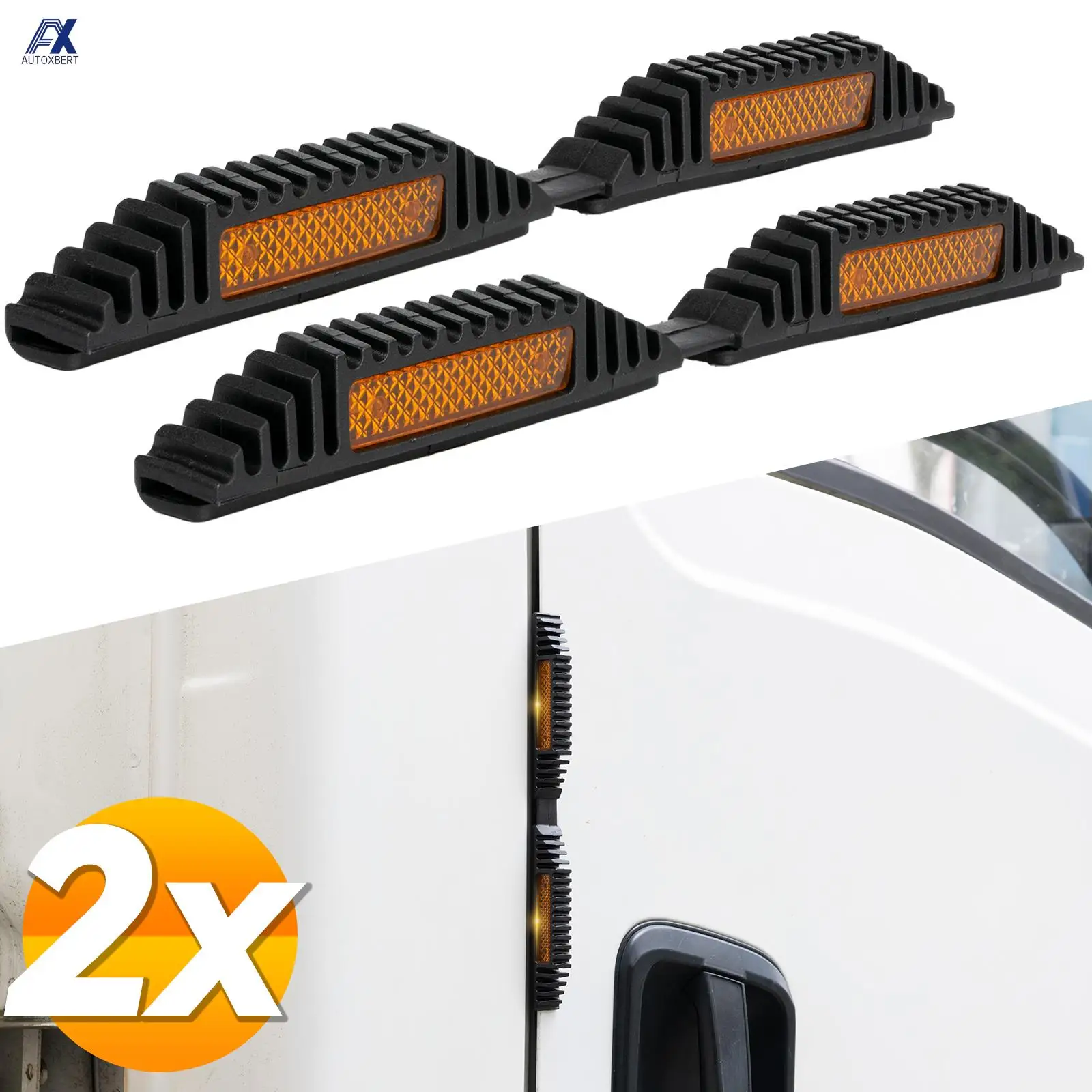 6 Protezioni Invisibili Per Portiera Auto Anti-urto | Strisce In Silicone Nero 7mm, Universali Per Porte E Paraurti