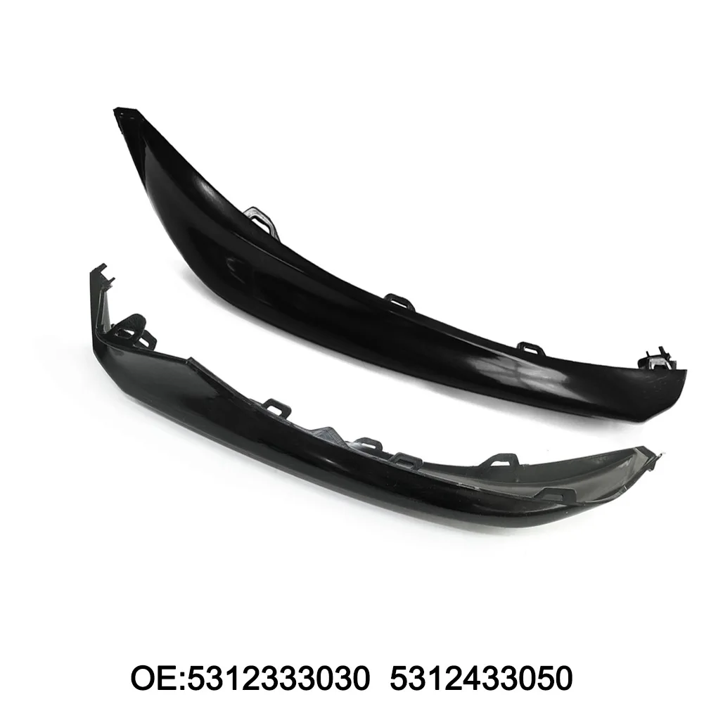 1 쌍의 자동차 앞 범퍼 외부 측면 하단 몰딩 트림 그릴 For Toyota For Camry 2018-2019 5312333030/50 외부 부품
