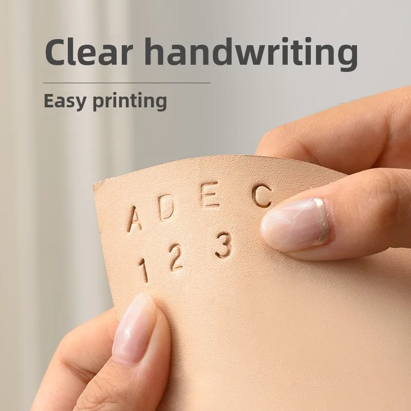 Metal Leather Stamp Tool Kit for Hand Engraving and Embossing