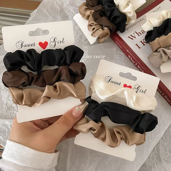 Satin Hair Scrunchies 1