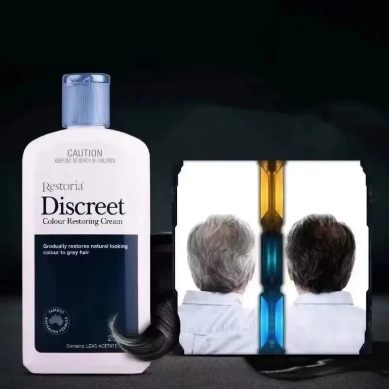 250ml Restoria Discreet Colour Restoring Cream Original Reduce Grey Hair for Men and Women  Lotion Hair Care Hair Treatments 2