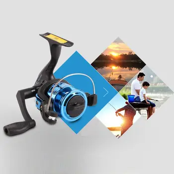 Portable Drag Fish Wheels Ultralight Fishing Reel Gear Ratio 5.2:1 Spinning Reel With 60m Fishing Line Angling Supplies 5