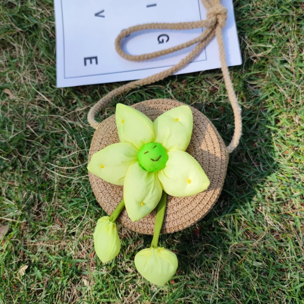 Bloom Tote Mini Straw Shoulder Bag 13