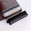 1PC Makeup Pouch Lipstick Makeup Brush Storage Bags Student Transparent Mesh Pencil Case Ins Travel Cosmetic Organizer For Women 2